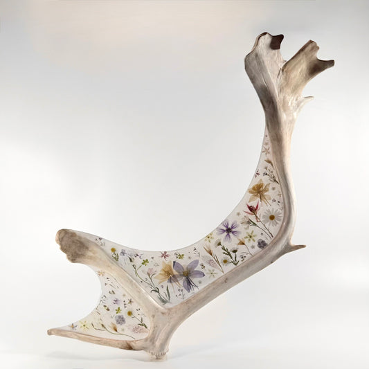 28" caribou antler sculpture