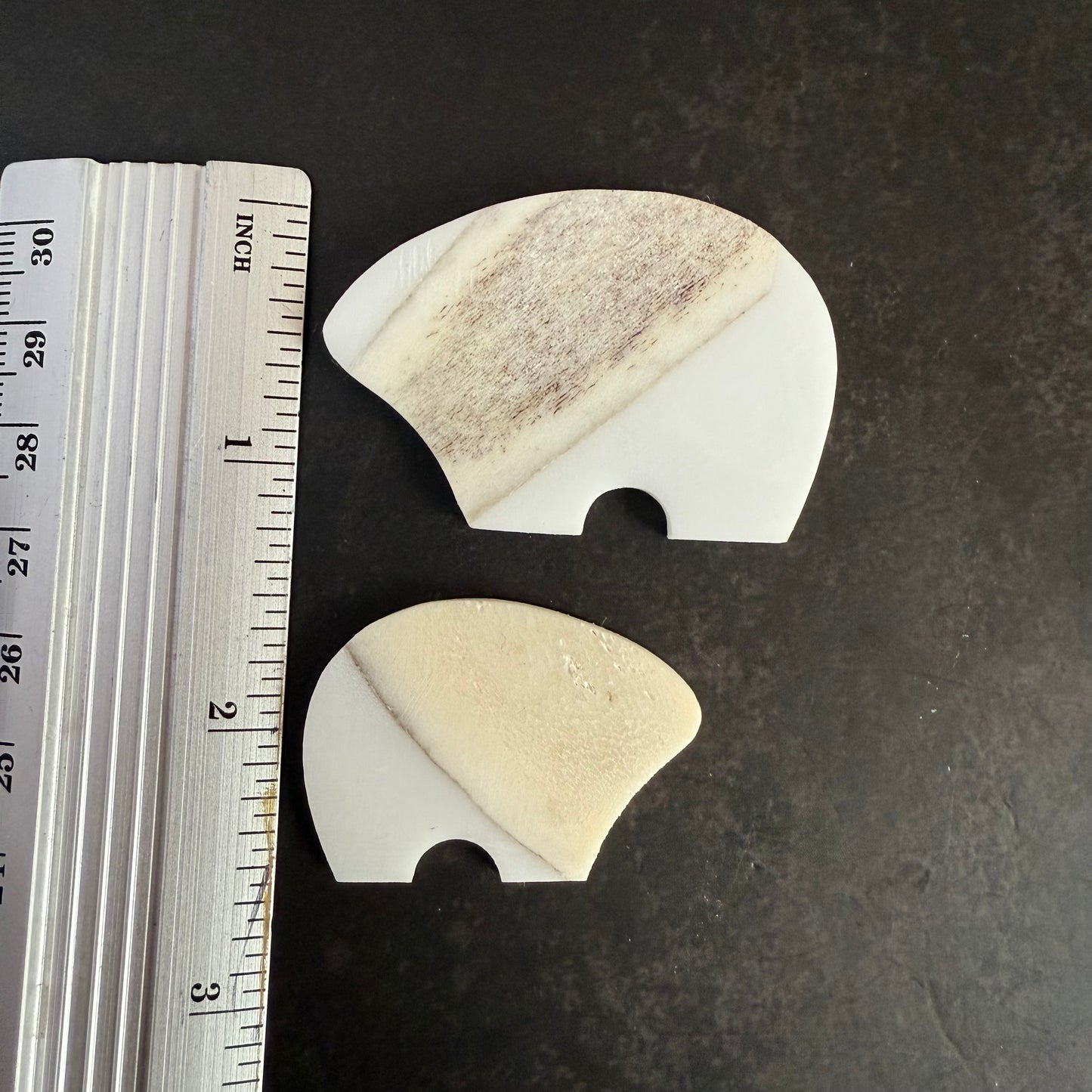 bear earrings 1 purple/blue - small or regular size